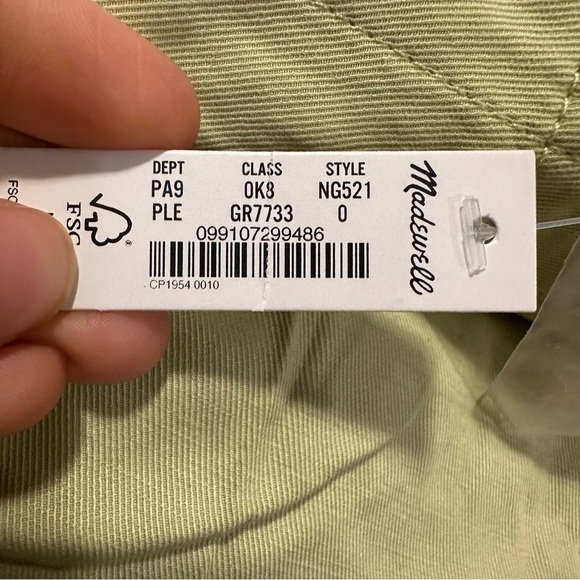 Madewell the Harlow pants pale lemongrass green - Picture 6 of 6